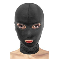 Капюшон для БДСМ з відкритими очима та ротом Fetish Tentation Open Mouth & Eyes Hood м'ята упаковка!