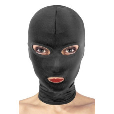 Капюшон для БДСМ с открытыми глазами и ртом Fetish Tentation Open Mouth & Eyes Hood мятая упаковка!