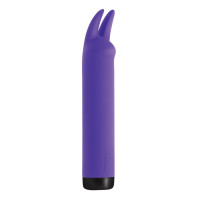 Вібратор S Pleasures Bullets Amethyst, фіолетовий, з двома відростками, 10 режимів, діаметр 3,1 см