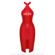 Платье Noir Handmade F354 Red powerwetlook dress - L