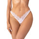 Трусики Obsessive Arrowel White crotchless thong S/M