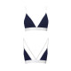 Спортивный топ с двойными бретелями Passion PS007 TOP M, navy blue