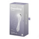Двусторонний стеклянный дилдо Satisfyer Dazzling Crystal 1 Transparent (мятая упаковка!!!)