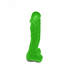 Крафтовое мыло-член с присоской Чистий Кайф Green size XL, натуральное