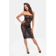 Платье Noir Handmade F301 Catalyst lace up midi dress - XXL