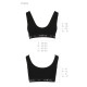 Спортивный топ с широкой резинкой Passion PS004 TOP L, black