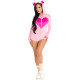 Комбинезон "Сладкий мишка" Leg Avenue Sweetheart Bear Velvet Romper XS