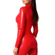 Комбінезон Noir Handmade F353 Red powerwetlook overall - S