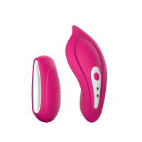 Вибратор в трусики Liebe Panty Vibe Recargable Cerise, нагрев до 39 °C, пульт, трусики в комплекте