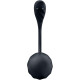 Виброяйцо Satisfyer Ribbed Petal Connect App Black
