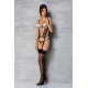 Корсет Passion MARINA CORSET, XXL/XXXL, beige, с открытыми чашками