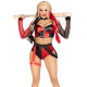 Эротический костюм Leg Avenue Crime Spree Sweetie Costume XS, топ, шорты