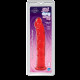 Фаллоимитатор Doc Johnson Jelly Jewels Dong & Suction Cup Red, диаметр 3,6см, антибактериальный ПВХ