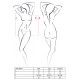 Распродажа!!! Откровенное боди с элементами стреп JADE BODY black L/XL - Passion Exclusive