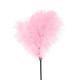 Щекоталка с пером индюка Art of Sex – Feather Paddle, розовая