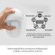 Вибромастурбатор Tenga Flip Zero Electronic Vibration White, изменяемая интенсивность, раскладной