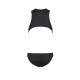 Мужское кожаное боди Passion 056 ADAM XXL/XXXL Black, заклепки