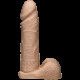 Фаллоимитатор Doc Johnson Vac-U-Lock - 8 Inch ULTRASKYN Cock White, диаметр 5,1см