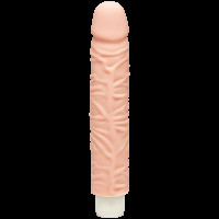 Фаллоимитатор Doc Johnson The D: Shakin D 9 Inch Vibro ULTRASKYN, диаметр 3,8см, плавная регулировка