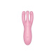 Кліторальний смарт-вібратор Satisfyer Threesome 4 Pink з трьома пальчиками