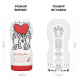 Мастурбатор Tenga Keith Haring Deep Throat Cup (глубокая глотка) с вакуумной стимуляцией