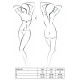 Комплект белья под латекс Passion DEBY SET L/XL, black, лиф, мини-юбочка, стринги