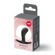 Анальна пробка Fun Factory BOOTIE S Black, діаметр 2,8 см, тонкий обмежувач