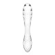 Двусторонний стеклянный дилдо Satisfyer Dazzling Crystal 1 Transparent (мятая упаковка!!!)