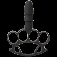 Держатель-кастет Doc Johnson с креплением Vac-U-Lock - Knuckle Up для игрушек