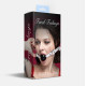 Кляп силіконовий Feral Feelings Silicon Ball Gag White/Black, білий ремінець, чорна кулька