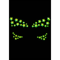 Украшение-звездочки для тела Leg Avenue Celeste face jewels sticker, наклейки, светятся в темноте