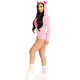 Комбінезон «Солодкий ведмедик» Leg Avenue Sweetheart Bear Velvet Romper M