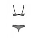 Эротическое боди Passion MARINA BODY, XXL/XXXL, black, с открытыми чашками