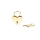 Замочек Liebe Seele Heart Shape Padlock Gold (2 шт)