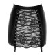 Юбка Noir Handmade F341 Powerwetlook and lace skirt - M