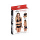 Фиксатор для талии и рук Fetish Tentation Waist and Wrist Straps с маской на глаза