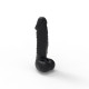 Крафтове мило-член з присоскою Чистий Кайф MEDIUM Black, натуральне