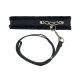 Ошейник с поводком Punishment - Crystal Collar & Leash – Black