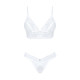 Еротичний комплект Obsessive Heavenlly 2-pcs set XL/2XL, бюстгальтер і танга
