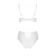 Эротический комплект с рисунком Passion LOVELIA BIKINI S/M, white