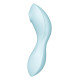 Вакуумный смарт-стимулятор с вибрацией Satisfyer Curvy Trinity 5 (Blue) (мятая упаковка!!!)