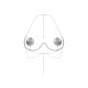 Украшение на грудь Obsessive Kisselie jewelry bra (мятая упаковка!!!)