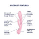 Вибратор-кролик Satisfyer Triple Oh Pink