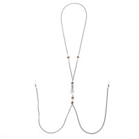 Прикраса для сосків Art of Sex - Nipple Clamps Arrow, колір гранатовий