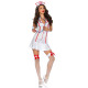 Эротический костюм медсестры Leg Avenue Head Nurse S/M, платье, аксессуар на голову, стетоскоп