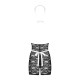 Эротический костюм горничной Obsessive Servgirl costume S/M, халат, стринги, фартук, обруч