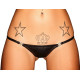 Трусики с мокрым эффектом Noir Handmade P005 Pantie 3XL, открываются сбоку
