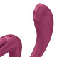 Вагинально-клиторальный вибратор Satisfyer G for Goddess 3 Wine Red (мятая упаковка!!!)