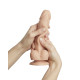 Реалистичный фаллоимитатор Strap-On-Me Sliding Skin Realistic Dildo Vanille L, эффект подвижной кожи