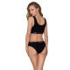 Спортивный топ с широкой резинкой Passion PS004 TOP L, black